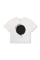 bela Otroška bombažna kratka majica Marc Jacobs Fantovski