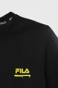 Παιδικό βαμβακερό μπλουζάκι Fila LEGAU μαύρο