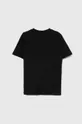 Παιδικό βαμβακερό μπλουζάκι Fila LEIENKAUL μαύρο