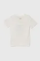 Otroška bombažna kratka majica zippy bela