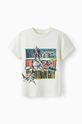 zippy t-shirt bawełniany dziecięcy nadruk biały 3105923401