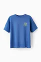 blu zippy t-shirt in cotone per bambini Ragazzi