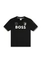 чёрный Детская футболка BOSS Для мальчиков