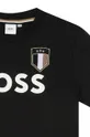 Otroška kratka majica BOSS črna