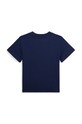 Μωρό βαμβακερό μπλουζάκι Polo Ralph Lauren 320853828033 σκούρο μπλε AW24