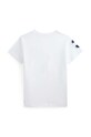 Polo Ralph Lauren t-shirt in cotone per bambini 322832907037 bianco AW24