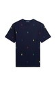 Polo Ralph Lauren t-shirt bawełniany dziecięcy okrągły granatowy 323844626010