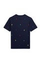 Polo Ralph Lauren t-shirt bawełniany dziecięcy 323844626010 granatowy AW24