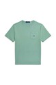 Детская хлопковая футболка Polo Ralph Lauren хлопок зелёный 323942066005