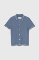 Abercrombie & Fitch cardigan copii uni albastru KI220.4009