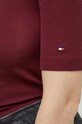 Tommy Hilfiger t-shirt WW0WW39789 bordowy