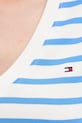 Bavlněné tričko Tommy Hilfiger bílá WW0WW40584