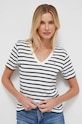 Tommy Hilfiger t-shirt bawełniany WW0WW40584 beżowy AA00
