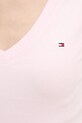 Tommy Hilfiger tricou din bumbac WW0WW40584 roz