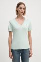 Tommy Hilfiger t-shirt in cotone verde WW0WW40584