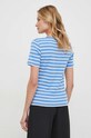 Oblečenie Bavlnené tričko Tommy Hilfiger WW0WW40584 modrá
