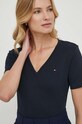 Odzież Tommy Hilfiger t-shirt bawełniany WW0WW40584 granatowy