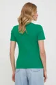 Bombažna kratka majica Tommy Hilfiger zelena