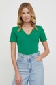 Odzież Tommy Hilfiger t-shirt bawełniany WW0WW40584 zielony