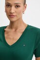 Одежда Хлопковая футболка Tommy Hilfiger WW0WW40584 зелёный