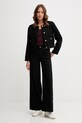 Pamučna majica Tommy Hilfiger WW0WW40584 bordo AA00