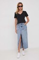 Хлопковая футболка Tommy Hilfiger WW0WW40584 чёрный AA00