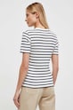 Oblečenie Bavlnené tričko Tommy Hilfiger WW0WW40587 biela