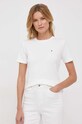 Хлопковая футболка Tommy Hilfiger белый WW0WW40587
