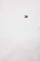 Βαμβακερό μπλουζάκι Tommy Hilfiger WW0WW40587 λευκό