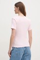 Одяг Бавовняна футболка Tommy Hilfiger WW0WW40587 рожевий