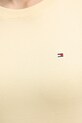 Tommy Hilfiger t-shirt bawełniany WW0WW40587 żółty