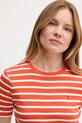 Odzież Tommy Hilfiger t-shirt bawełniany WW0WW40587 pomarańczowy