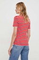 Oblečenie Bavlnené tričko Tommy Hilfiger WW0WW40587 červená