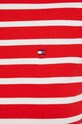 Bavlnené tričko Tommy Hilfiger červená WW0WW40587