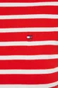rdeča Bombažna kratka majica Tommy Hilfiger