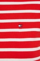 czerwony Tommy Hilfiger t-shirt bawełniany