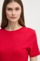Tommy Hilfiger t-shirt bawełniany czerwony WW0WW40587