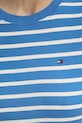 Памучна тениска Tommy Hilfiger WW0WW40587 син