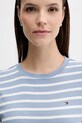 Tommy Hilfiger t-shirt bawełniany niebieski WW0WW40587