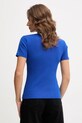 Bavlněné tričko Tommy Hilfiger WW0WW40587 modrá AW25