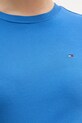 Tommy Hilfiger T-shirt damski bawełniany WW0WW40587 niebieski