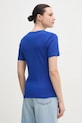 Oblečenie Bavlnené tričko Tommy Hilfiger WW0WW40587 modrá