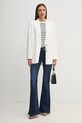 Bavlnené tričko Tommy Hilfiger WW0WW40587 tmavomodrá SS25