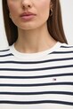 Bavlnené tričko Tommy Hilfiger WW0WW40587 tmavomodrá