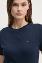 Tommy Hilfiger t-shirt bawełniany granatowy WW0WW40587