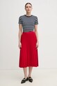 Хлопковая футболка Tommy Hilfiger WW0WW40587 тёмно-синий SS25