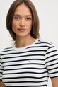 Odzież Tommy Hilfiger t-shirt bawełniany WW0WW40587 granatowy