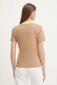 Îmbrăcăminte Tommy Hilfiger tricou din bumbac WW0WW40587 maro