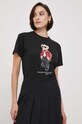 Polo Ralph Lauren t-shirt bawełniany czarny 211916107