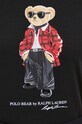 Βαμβακερό μπλουζάκι Polo Ralph Lauren 211916107 μαύρο